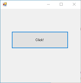 プログラム実行時の画面