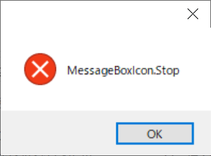 MessageBoxIcon.Stopを表示